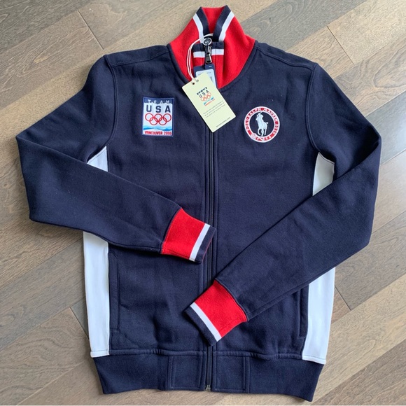 Rare Team USA Official Olympic Collection Zip Up Jacket Sweater - Picture 1 of 16